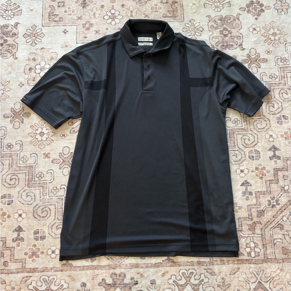 TEHAMA Black Polo Shirt